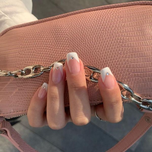 ins style beveled french water drill wearing manicure nail nail patch waterproof removable piece, Red;gold
ins style beveled french water drill wearing manicure nail nail patch waterproof removable piece, Red;gold