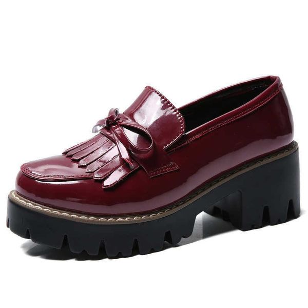 dress shoes ladies increasing shoe square heel glossy leather slip-on woman hard-wearing women height thick sole trainers zapatos, Black
dress shoes ladies increasing shoe square heel glossy leather slip-on woman hard-wearing women height thick sole trainers zapatos, Black
