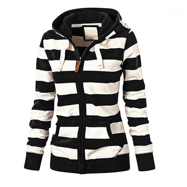 winter jacket womens zipper hooded striped sweatshirt coat plus size new jacket casual slim jumper coat dropship l#121, Black;brown
winter jacket womens zipper hooded striped sweatshirt coat plus size new jacket casual slim jumper coat dropship l#121, Black;brown