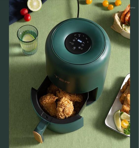 air fryers 220v 2l household electric fryer intelligent automatic french fries bread baker white/green available1
air fryers 220v 2l household electric fryer intelligent automatic french fries bread baker white/green available1