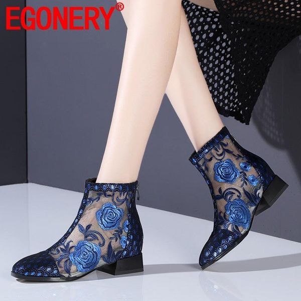 egonery woman shoes 2020 summer new fashion square toe genuine leather mesh ankle boots outside low heels zip ladies shoes, Black
egonery woman shoes 2020 summer new fashion square toe genuine leather mesh ankle boots outside low heels zip ladies shoes, Black