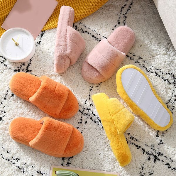 women rabbit fur slippers flip flop winter warm shoes solid color ladies loafer autumn all-match comfortable wedding shoes new x1020, Black
women rabbit fur slippers flip flop winter warm shoes solid color ladies loafer autumn all-match comfortable wedding shoes new x1020, Black