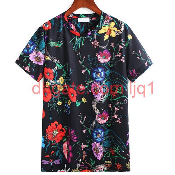 new summer t shirt for men fashion floral print designer t shirts casual short sleeve tshirt, White;black
new summer t shirt for men fashion floral print designer t shirts casual short sleeve tshirt, White;black