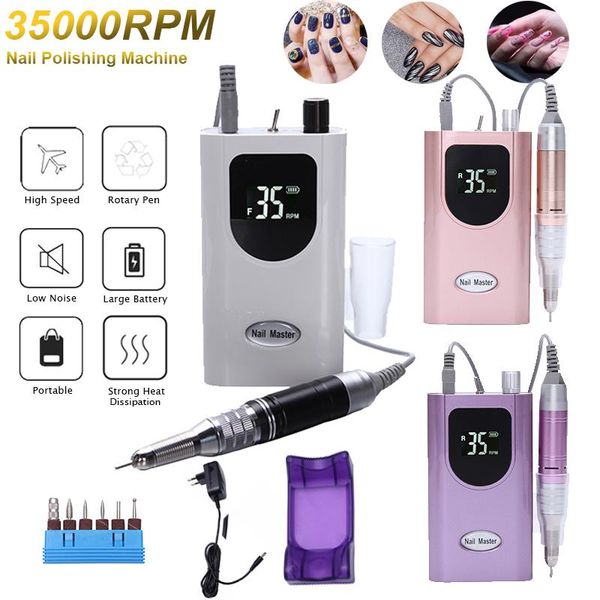 nail art kits 24w rechargeable dril 35000rpm drill manicure set file pen machine with battery grinding kit
nail art kits 24w rechargeable dril 35000rpm drill manicure set file pen machine with battery grinding kit