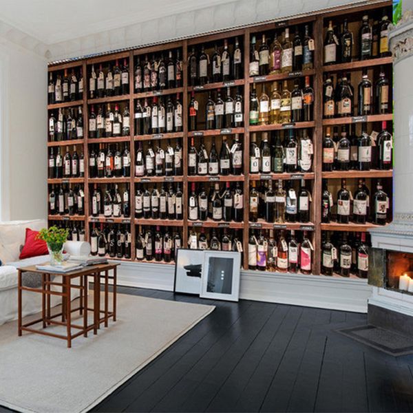 european style 3d wallpaper modern red wine bottles wooden wine rack p wall murals cafe bar
european style 3d wallpaper modern red wine bottles wooden wine rack p wall murals cafe bar