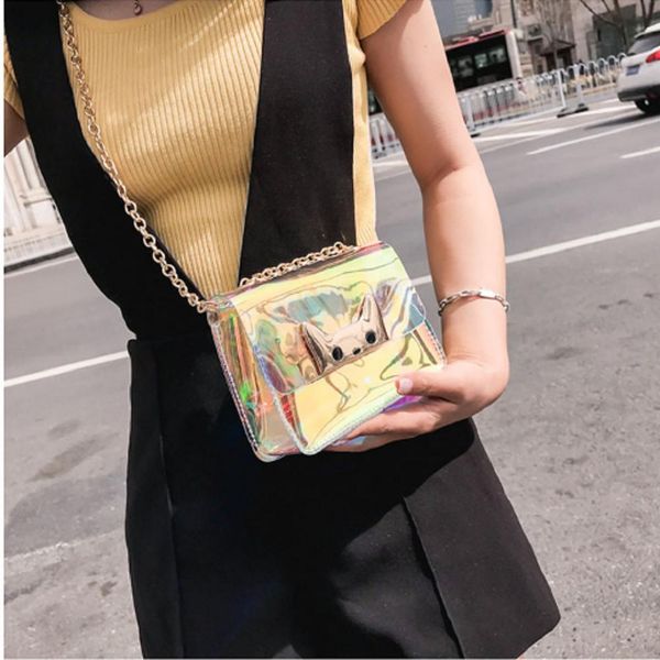women girls holographic transparent bag pvc retro hologram clear bag small chain shoulder crossbody purse h wmtyit
women girls holographic transparent bag pvc retro hologram clear bag small chain shoulder crossbody purse h wmtyit