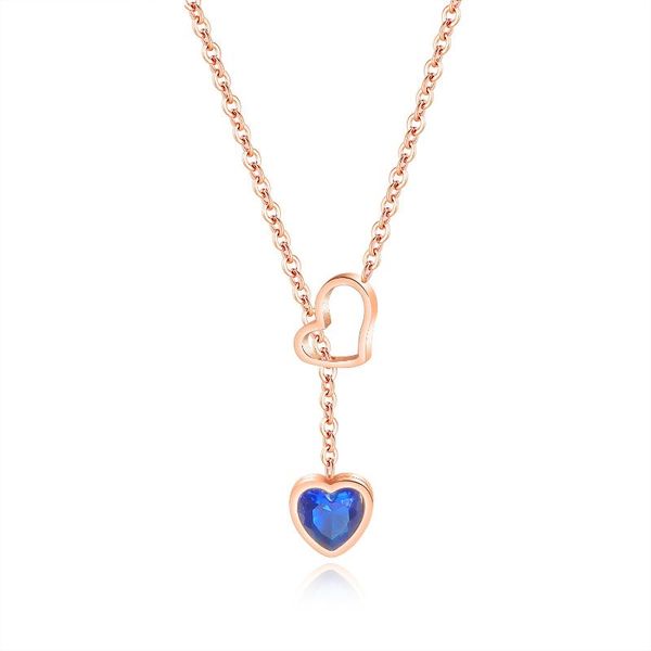 pendant necklaces necklace women pendants crystal fashion titanium steel love rose gold chain, Silver
pendant necklaces necklace women pendants crystal fashion titanium steel love rose gold chain, Silver