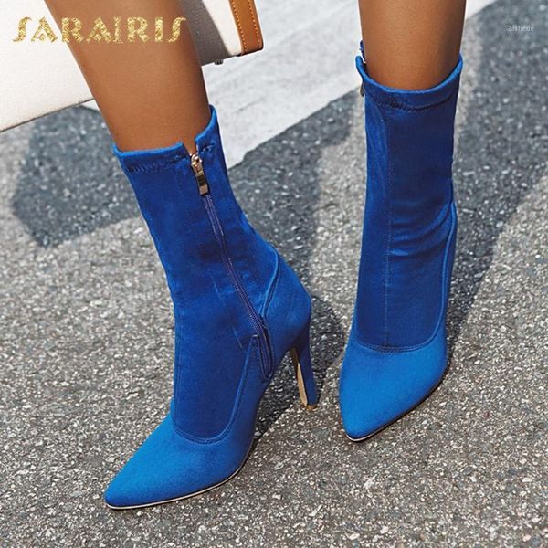 boots sarairis 2021 fashion plus size 48 pointed toe spring autumn woman shoes zip up high heels ankle boots1, Black
boots sarairis 2021 fashion plus size 48 pointed toe spring autumn woman shoes zip up high heels ankle boots1, Black