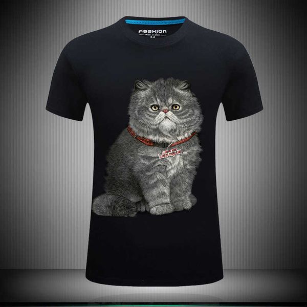 men's t-shirts summer cat pattern 3d short sleeve personalized bottom shirt fashion trendy, White;black
men's t-shirts summer cat pattern 3d short sleeve personalized bottom shirt fashion trendy, White;black