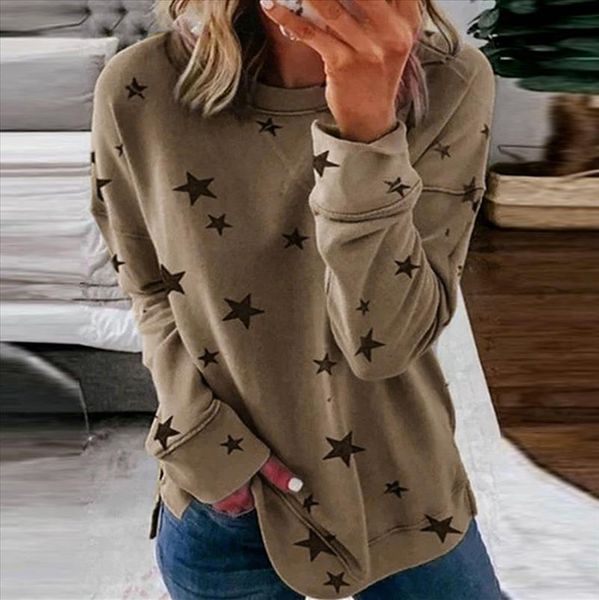 t shirt women long sleeve shirt women round neck long sleeve star print side split pullover t plus size, White
t shirt women long sleeve shirt women round neck long sleeve star print side split pullover t plus size, White