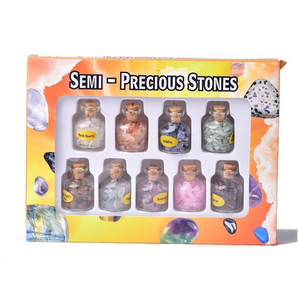 1set natural crystal rock stone gravel wishing bottles rough minerals specimen teaching specimens home decoration childr jllqvu, Black
1set natural crystal rock stone gravel wishing bottles rough minerals specimen teaching specimens home decoration childr jllqvu, Black