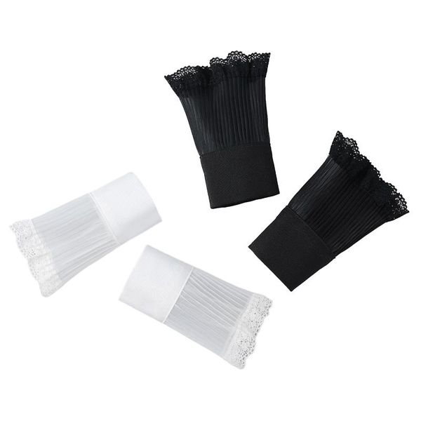 five fingers gloves women wrinkled sheer layered horn cuffs ruffles lace detachable fake sleeves sweater decorative wristband, Blue;gray
five fingers gloves women wrinkled sheer layered horn cuffs ruffles lace detachable fake sleeves sweater decorative wristband, Blue;gray