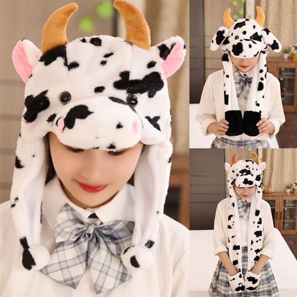 beanie/skull caps children kids cute milk cow animal plush hat with moving ears winter fluffy warm stuffed beanie earflap cap scarf cosplay, Blue;gray
beanie/skull caps children kids cute milk cow animal plush hat with moving ears winter fluffy warm stuffed beanie earflap cap scarf cosplay, Blue;gray