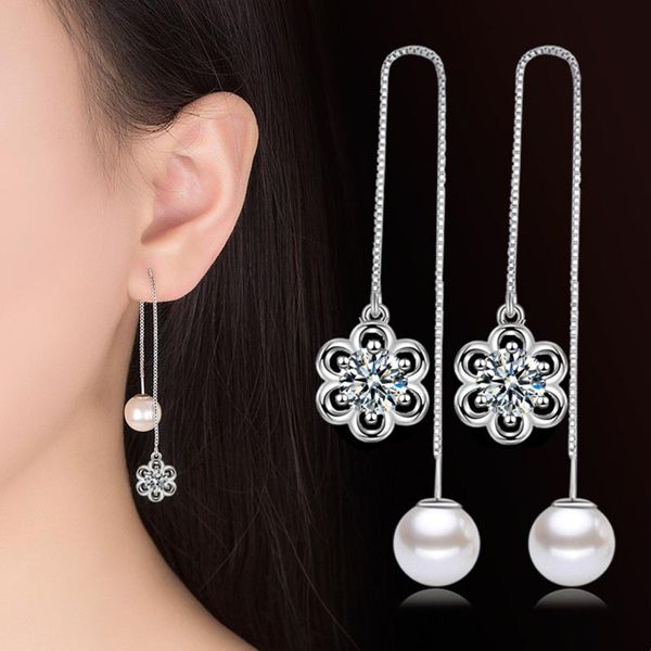 nehzy 925 sterling silver new women's fashion jewelry earline crystal zircon pearl long tassel flower earrings
nehzy 925 sterling silver new women's fashion jewelry earline crystal zircon pearl long tassel flower earrings