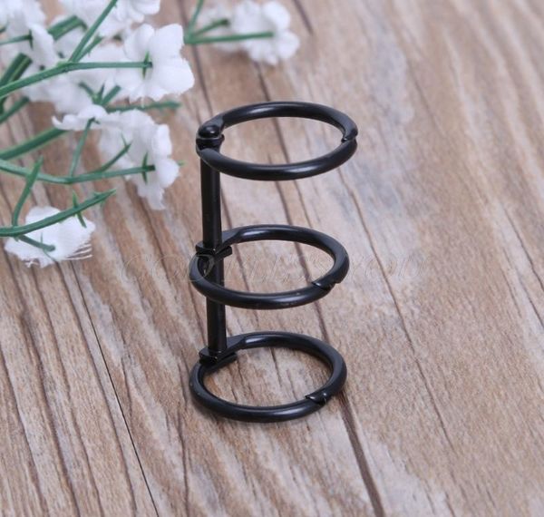 Diy Metal Clip 3 Holes Ring For Notebook Loose Leaf Bbycgt Lipper