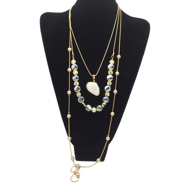 pendant necklaces boho conch shell pearl necklace multilayer chains sea beach cowire for women jewelry gift, Silver
pendant necklaces boho conch shell pearl necklace multilayer chains sea beach cowire for women jewelry gift, Silver