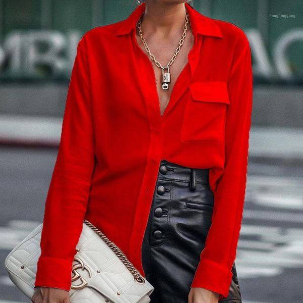 fashion simple long sleeve shirt women white red blouse autumn winter streetwear shirt pocket button up ladies office blouse1
fashion simple long sleeve shirt women white red blouse autumn winter streetwear shirt pocket button up ladies office blouse1