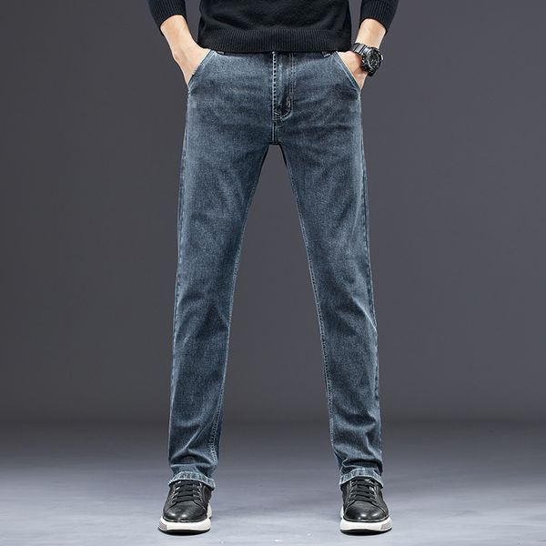 2021 new autumn winter newly fashion men jeans retro blue elastic casual smart denim pants straight fit vintage designer cotton trousers 6za
2021 new autumn winter newly fashion men jeans retro blue elastic casual smart denim pants straight fit vintage designer cotton trousers 6za