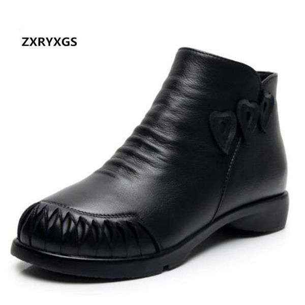 large size handmade retro full genuine leather boots autumn winter woman ankle boots comfort warm snow women shoes, Black
large size handmade retro full genuine leather boots autumn winter woman ankle boots comfort warm snow women shoes, Black