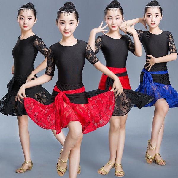 stage wear latin dance dress for girls ballroom competition lace salsa kids girl rumba samba spandex children 2021 tango skirt, Black;red
stage wear latin dance dress for girls ballroom competition lace salsa kids girl rumba samba spandex children 2021 tango skirt, Black;red