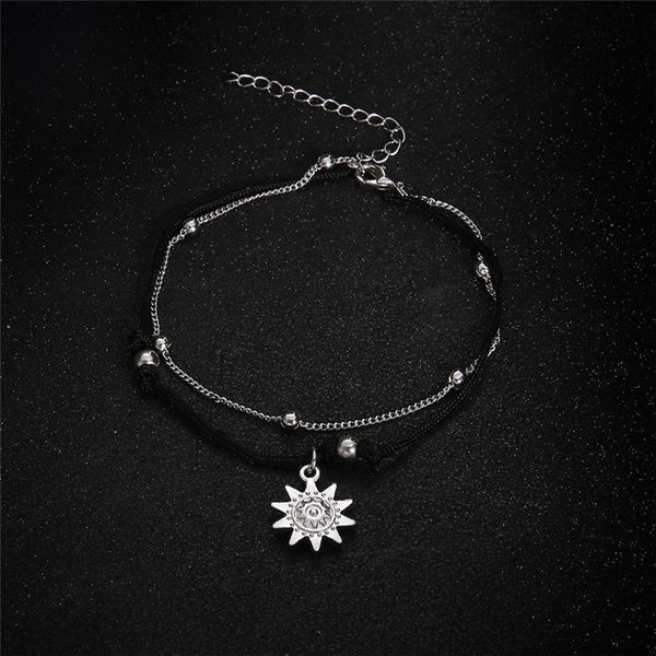 factory price bracelet fashion bohemia sun pendant beads for women double layer rope in the summer barefoot anklet beach, Red;blue
factory price bracelet fashion bohemia sun pendant beads for women double layer rope in the summer barefoot anklet beach, Red;blue