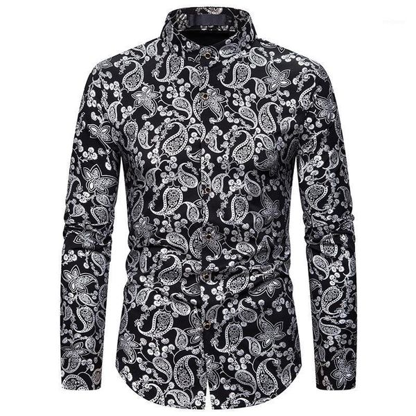 mens silver paisley shirt slim fit mandarin collar dress shirt men long sleeve chemise homme nightclub party social shirts male1, White;black
mens silver paisley shirt slim fit mandarin collar dress shirt men long sleeve chemise homme nightclub party social shirts male1, White;black
