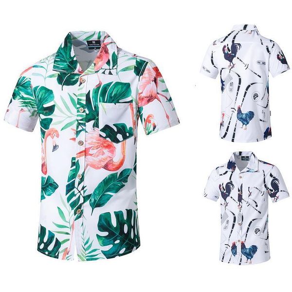 2020 mens beach shirts casual men summer fashion hawaiian shirts loose short sleeve turn down collar caimcias men beachwear, White;black
2020 mens beach shirts casual men summer fashion hawaiian shirts loose short sleeve turn down collar caimcias men beachwear, White;black