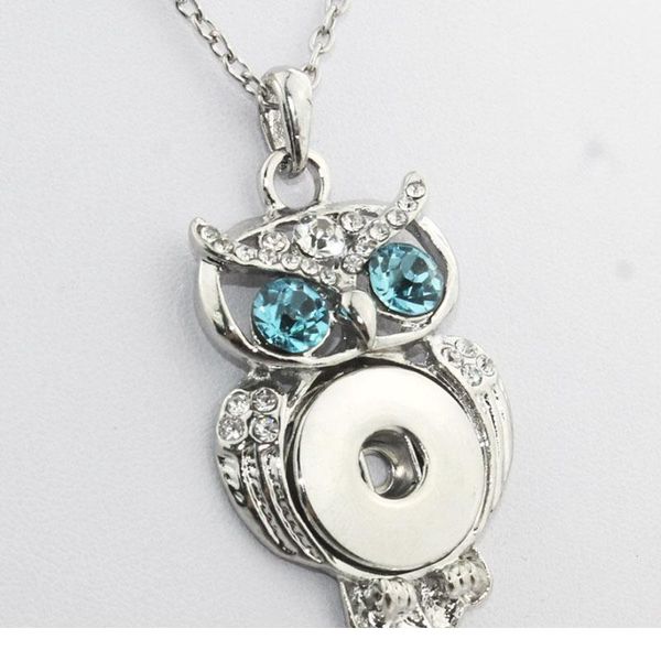 boom life owl pendant with crystal necklace 040920 18mm metal snap button jewelry beads women's pendan bbyrks, Silver
boom life owl pendant with crystal necklace 040920 18mm metal snap button jewelry beads women's pendan bbyrks, Silver