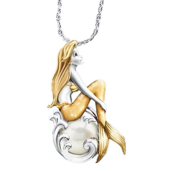 chains fashion exquisite two-tone goddess women necklace valentine's day romantic wedding accessories charm jewelry gifts wholesale, Silver
chains fashion exquisite two-tone goddess women necklace valentine's day romantic wedding accessories charm jewelry gifts wholesale, Silver