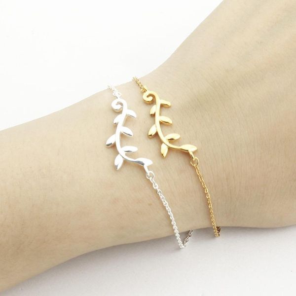 link, chain elegant handmade leaf charm body jewelry link bracelets bangles women bridesmaids gift minimalist tree branch bracelces, Black
link, chain elegant handmade leaf charm body jewelry link bracelets bangles women bridesmaids gift minimalist tree branch bracelces, Black
