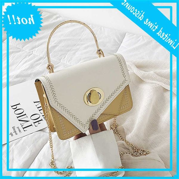 summer women's 2019 new korean version fresh contrast single shoulder fashion chain cross small square bag
summer women's 2019 new korean version fresh contrast single shoulder fashion chain cross small square bag