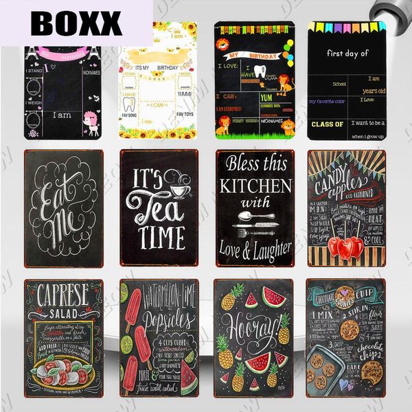 vegetables blackboards vintage birthday record board metal wall art poster retro tea time kitchen kids room decoration wy112
vegetables blackboards vintage birthday record board metal wall art poster retro tea time kitchen kids room decoration wy112