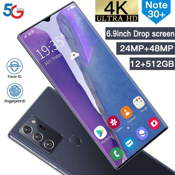 6.9 "galax note30 + snapdragon 865 android 10.0 12gb 512gb 6000mah
6.9 "galax note30 + snapdragon 865 android 10.0 12gb 512gb 6000mah