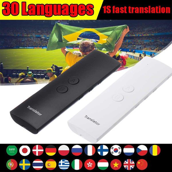 t6 smart voice translator 30 языки портативный двухсторонний перевод в режиме реального времени многоязычный язык переводчик устройство с пр
t6 smart voice translator 30 языки портативный двухсторонний перевод в режиме реального времени многоязычный язык переводчик устройство с пр