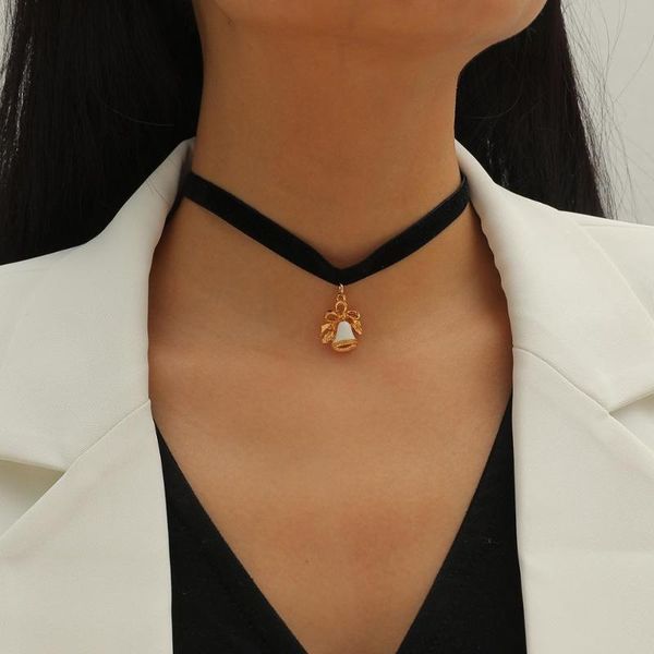 chains classic merry christmas gift white lace black velvet necklace pendants lovely jingling bell jewelry for women and girl, Silver
chains classic merry christmas gift white lace black velvet necklace pendants lovely jingling bell jewelry for women and girl, Silver