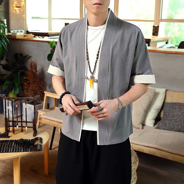 men's jackets ropa de hombre 2021 chinese style men's jacket retro tang suit plate buckle cotton linen long-sleeved youth hanfu1, Black;brown
men's jackets ropa de hombre 2021 chinese style men's jacket retro tang suit plate buckle cotton linen long-sleeved youth hanfu1, Black;brown