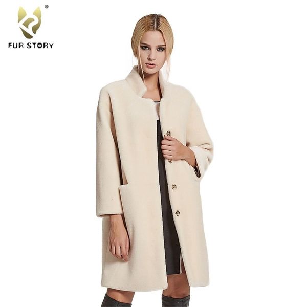 women's real lamb fur coat sheep shearing fur coat with stand collar winter sheep sheared jacket sheepskin coat fur story 17142d 201215, Black
women's real lamb fur coat sheep shearing fur coat with stand collar winter sheep sheared jacket sheepskin coat fur story 17142d 201215, Black