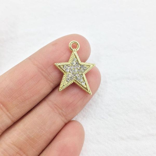 charms eruifa 6pcs 15mm star with rhinestone coin zinc alloy necklace,earring bracelet jewelry diy handmade 2 colors, Bronze;silver
charms eruifa 6pcs 15mm star with rhinestone coin zinc alloy necklace,earring bracelet jewelry diy handmade 2 colors, Bronze;silver