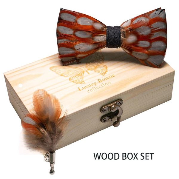 jemygins original brand handmade production mens bow tie red yellow feather bow gift box set wedding party performance gift q jllpew, Black;gray
jemygins original brand handmade production mens bow tie red yellow feather bow gift box set wedding party performance gift q jllpew, Black;gray