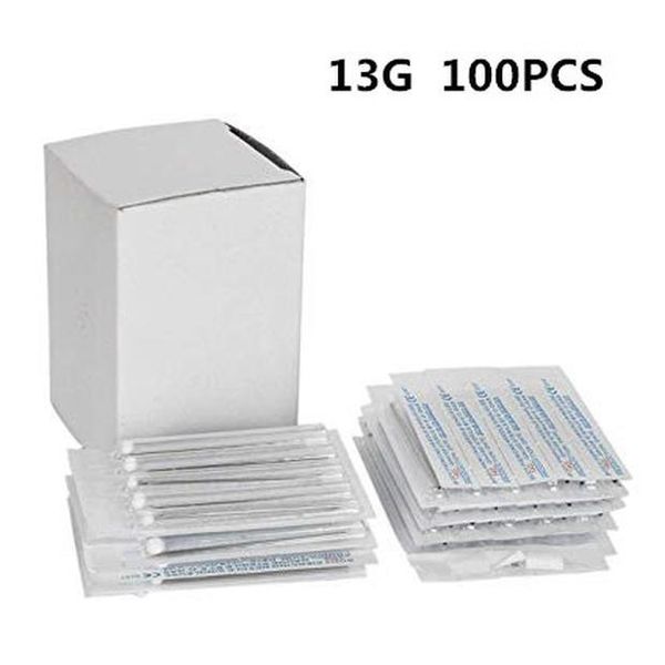 100pcs surgical steel 14g 16g piercing needle lot sterile disposable agulha nose ear belly nipple piercing needle tool lote q sqcftq, Silver
100pcs surgical steel 14g 16g piercing needle lot sterile disposable agulha nose ear belly nipple piercing needle tool lote q sqcftq, Silver
