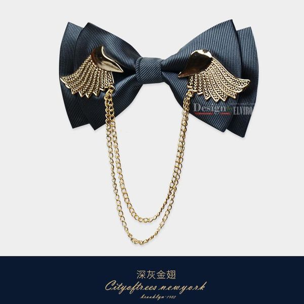 new fashion men's male man british metal double-layer bow tie gold host wedding dress korean groom1, Blue;purple
new fashion men's male man british metal double-layer bow tie gold host wedding dress korean groom1, Blue;purple