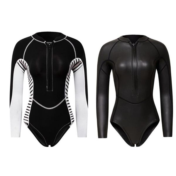 2mm neoprene wetsuit women one piece long sleeve scuba diving wet suit swimsuit 
2mm neoprene wetsuit women one piece long sleeve scuba diving wet suit swimsuit