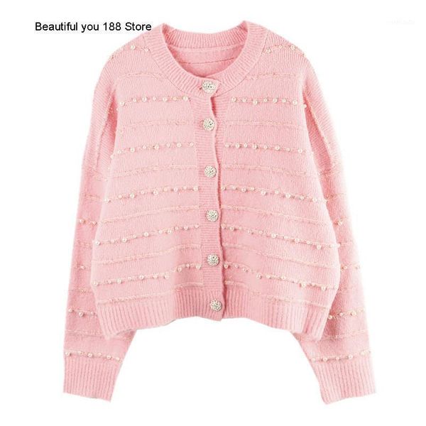 autumn and winter 2020 new age reduction pearl decoration thin loose sweater knitted cardigan short style celebrity coat woman1, White
autumn and winter 2020 new age reduction pearl decoration thin loose sweater knitted cardigan short style celebrity coat woman1, White