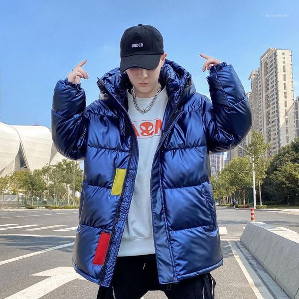 men's down & parkas winter 2021 men's 4-color neutral fashion casual thick cotton clothes loose bright face hooded coat plue size, Black
men's down & parkas winter 2021 men's 4-color neutral fashion casual thick cotton clothes loose bright face hooded coat plue size, Black
