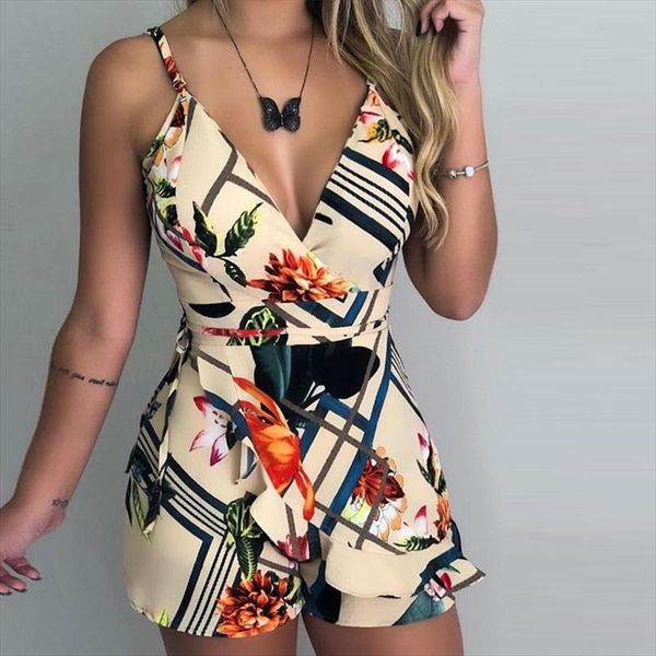 v neck boho women playsuit spaghetti strap beach summer playsuit print floral short jumpsuit rompers drop shipping, Black;white
v neck boho women playsuit spaghetti strap beach summer playsuit print floral short jumpsuit rompers drop shipping, Black;white