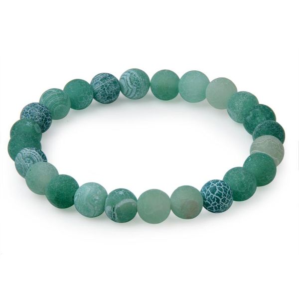 frosted agates stone beads strand bracelet for women vintage stone bracelets & bangles jewelry, Black 
frosted agates stone beads strand bracelet for women vintage stone bracelets & bangles jewelry, Black