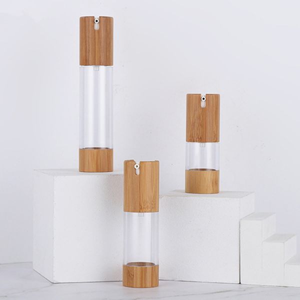 luxury bamboo press airless cosmetic pump bottle 15ml 30ml 50ml 80ml 100ml skin care bamboo airless lotion serum pump bottle ship
luxury bamboo press airless cosmetic pump bottle 15ml 30ml 50ml 80ml 100ml skin care bamboo airless lotion serum pump bottle ship