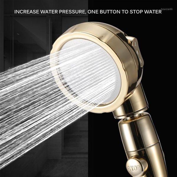 360 degrees rotating adjustable water saving shower head three mode shower water pressure head with control button1
360 degrees rotating adjustable water saving shower head three mode shower water pressure head with control button1