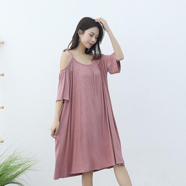 fdfklak summer dress women nightwear lingerie femme nightgowns sleeveless evening dress 2020 lingerie pink/black1, Black;red
fdfklak summer dress women nightwear lingerie femme nightgowns sleeveless evening dress 2020 lingerie pink/black1, Black;red