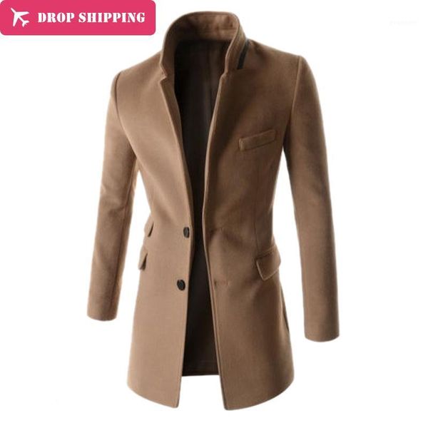 new mens overcoat men mid long slim trench coat men solid trench slim fit business coat ,-2xl,gx1081, Tan;black
new mens overcoat men mid long slim trench coat men solid trench slim fit business coat ,-2xl,gx1081, Tan;black